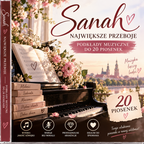 Sanah - Największe przeboje - podkłady muzyczne do 20 piosenek